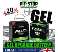 FULBAT GEL UPGRADE BATTERY - YTX16 - FTX16 - TTX16 - ETX16 - MBTX16U