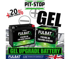FULBAT GEL UPGRADE BATTERY - YTX24HL - FTX24HL - ETX24HL - BTX24HL - LTX24HL