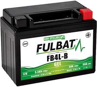 Fulbat - Motorcycle battery Gel YB4L-B / FB4L-B 12V 5Ah