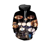 FULBHPRINT Spring Pearl Drum 3D Printed Hoodie Unisex Harajuku Casual Sweatshirt Fashion Hoodies