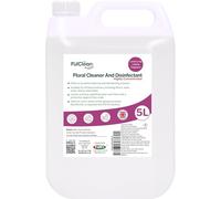 Fulclean Floral Cleaner & Disinfectant 5L - Concentrated Multi-Surface Cleaning Solution, Removes Limescale, Floral Fresh Scent, Floors, Toilets, Sinks, Drains & Walls