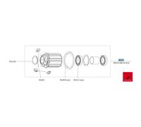 Fulcrum HG11 Type FW Freehub Body 9-12 (PEO) - R0-113
