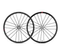 Fulcrum Racing Zero Disc Road Wheelset - 700c - Black / Shimano / 12mm Front - 142x12mm Rear / Pair / 11-12 Speed / Centerlock / Tubeless / 700c