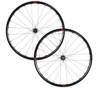 Fulcrum Rapid Red 300 DB 2WF Gravel Wheelset - 700c - Black Campagnolo N3W 12mm Front - 142x12mm Rear Centerlock Pair 13 Speed Tubeless 700c
