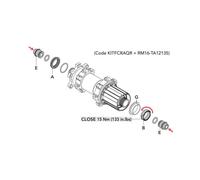 Fulcrum RM16-TA12135 Rear Axle Conversion HH12 (12x135 mm)