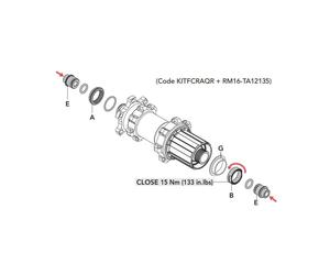Fulcrum RM16-TA12135 Rear Axle Conversion HH12 (12x135 mm)