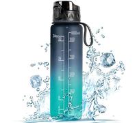 FULDENT Sports Water Bottle 1L Leakproof Design Water Bottle, BPA Free Tritan Plastic Drinking Bottle for Teenager, Adult, Sports, Hiking, Gym, Fitness, Outdoor, Cycling, School & Office