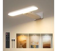 FULEN Battery Operated Picture Lights, Cordless Dart Board Lights, LED Wall Sconces for Pictures, Frames & Mirrors, 3 Color Temperatures, Remote Control