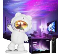 FULEN Galaxy Projector Bedroom Decor,Star Night Light,Sensory Lights Ceiling Projector, LED Lights for Teens Room Decor,White