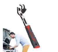 Fulenyi Adjustable Pipe Wrench,Quick Fit Pipe Wrench | Heavy Duty Pipe Wrench,Plumbing Tools, Spanner, Multi-Purpose Spring Wrench for Tight Spaces