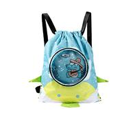 Fulenyi Beach bag for children, cute and waterproof swimming backpacks made of Oxford fabric, accessories with separate glasses area, wet and dry separation for swimming caps, shoes, clothes