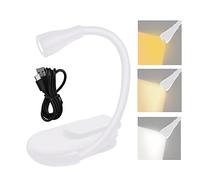 Fulenyi Book Reading Light, Bedside Reading Light | Travel Night Light USB Charging Model with Stand and Clip for Outdoor, Travel, Home, Housewarming
