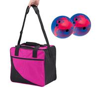 Fulenyi Bowling Ball Bag | Oxford Fabric Ball Bag with Shoulder Strap | Store all your bowling gear including 1 x 10 pin bowling ball, shoes (up to size 15)