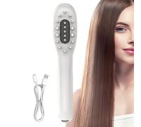 Fulenyi Electric Hair Oil Applicator and Scalp Massager,2-in-1 Scalp Applicator Brush and Head Massager - Red and Blue Light Rechargeable Scalp Oil Applicator for Hair and Scalp Health Scalp