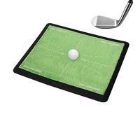 Fulenyi Golf Mat, Portable Golf Training Aid Mat, Portable Golf Swing Mat with Crystal Velvet for