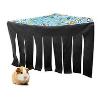Fulenyi Guinea Hideaway - Corner Fleece Small Animal Hideaway Cage Accessories, Perfect for Guinea Pigs Chinchilla Hedgehog Squirrel Ferret