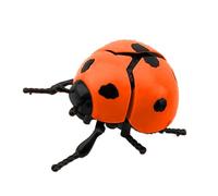Fulenyi Ladybug Toys,Rope Toys - Small Toy for Walking Animals,Novelty Ladybug Simulation Animal Winding Toy, Children Party Supplies