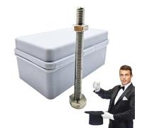 Fulenyi Magic Trick Screw, Professional Magic Screw Magician Props, Bending Tricks Props Prank Toys Street Novelty Fun For Stage Show Tool Gathering Magic Stage