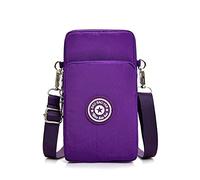 Fulenyi Mobile Phone Case for Shoulder, Waterproof Shoulder Bag with Zip, Fashion Mobile Phone Shoulder Bags Card Holder Wallet for Smartphone