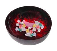 Fulenyi Natural Coconut Shell Bowl - Unique Color Smoothie Bowl - Salad Bowls, Acai Bowls for Home Office, Home Decor for Salads, Nuts, Fruits, Smoothies, Acai