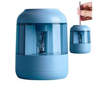 Fulenyi Pencil Sharpener with Electric Plug, Automatic Electric Pencil Sharpener Machine - Colouring Pencil Sharpener with Long Tip and Container