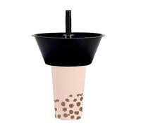 Fulenyi Snack Cup and Drink - Sta2 in 1 with Bowl Top - Portable Snack Cup, Leakproof Drink Cup, Snack Bowl the Go for Park, Home, Travel