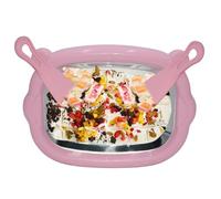 Fulenyi Sorbet Ice Cream Maker Machine,Ice Cream Roll Making Machine,Multipurpose Ice Cream Yogurt Machine | Sherbet Maker Includes 1 Pair of Spatulas, Stainless Steel, No Required