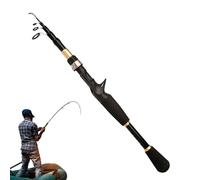 Fulenyi Telescopic Lure Pole, Far Telescopic Fishing Pole - Casting Fishing Rod - Long Range Casting Fishing Rod, Portable Far Casting Fishing Rod,