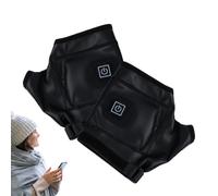 Fulenyi USB Thermal Gloves, Intelligent Thermal Gloves - Winter Heating Gloves, Fingerless Thermal Gloves, Rechargeable Heating Gloves for Cycling with 3 Adjustable Temperatures