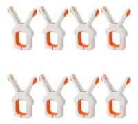Fuletooye 8Pcs Large Beach Towel Clips, Laundry Plastic Clip Bright Color Clothes Pegs Non-Slip Towel Pegs Strong Grip Clothes Pins for Sunbeds, Sun Loungers, Pool Chairs, Laundry