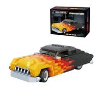 Fuleying 1950 Vintage Sports Car Building Set, Retro Hot Rod Model Toy