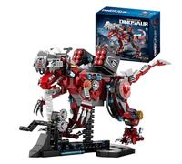 Fuleying Dinosaur Building Blocks Set, 788 PCS Mechanical Tyrannosaurus Rex Bricks Kit, Dino Mech Robot Figure Model, STEM Educational Tpy, Home Deocr Gift for Adult Teen