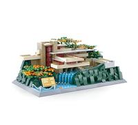 Fuleying Fallingwater Building Blocks Set, 1220PCS France Famous Landmark Building Bricks Kit, Architecture Collection Model Building Toy for Adults Teens Home Decor