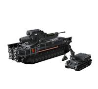 Fuleying Karl Gerat WWII Heavy Mortar Building Set(4716 PCS), 1:28 German Mortal Model with Ammunition Tractor, Military Army Building Bricks Kit, Home Decor Giftfor Adult Teen