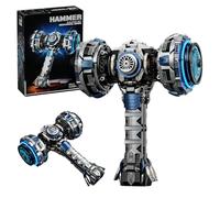 Fuleying Mechanical Hammer Building Set, 1149 PCS Weapon Replica Bricks Model with Rotating Gear Structure, Cosplay Custom STEM Engineering Toy, Birthday Gift for Man Adults