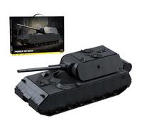 Fuleying PANZER VIII MAUS Building Set for Adults, 2416+PCS WW2 Collectible Military Heavy Tank Building Bricks Model Toy, Army Display Gift for Military Fans