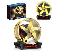 Fuleying Racing Car Wheel Hub Building Set, 507 PCS Rotating Wheel Rim Bricks Model, Technik Mechanical Brake Disk Building Kit, Collectible Desk Decor for Car Enthusiasts, Adults & Teens(Static)