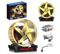 Fuleying Racing Car Wheel Hub Building Set, 507 PCS Rotating Wheel Rim Bricks Model, Technik Mechanical Brake Disk Building Kit, Collectible Desk Decor for Car Enthusiasts, Adults & Teens(Dynamic)