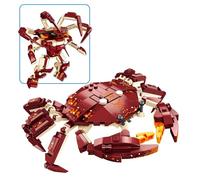 Fuleying Sea Creatures Building Kit, 2 IN 1 Crab Figures Building Blocks, Ocean Aniamals Model Building Bricks, Marine Life Construction Toy for Teenager Adults (242 PCS)