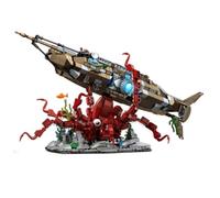 Fuleying Steampunk Nautilus Submarine Building Set for Adults, 1190 Pieces