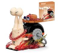 Fuleying Transponder Snail Building Blocks Set, Anime Pirate Phone Insect Model Toy, Straw Hat Communicator Bricks Kit for Adult Teen, Desk Decor Birthday Gift(1144)