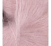 Fulffy, Premium Super Kid Mohair and Silk Lace-Weight Knitting and Crochet Yarn, 5 x 25g Balls - Halo Kid Silk 391 Delicate Pink