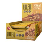 FULFIL Protein Bars, Chocolate Peanut & Caramel Flavour, 15 x 40g | Up to 15g High Protein Snacks, 9 Vitamins, Low Sugar FULFIL Vitamin and Protein Bars