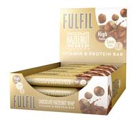 Fulfil Vitamin and Protein Bar (15 x 40 g Bars) ? Chocolate Hazelnut Whip Flavour ? 15 g High Protein, 9 Vitamins, Low Sugar