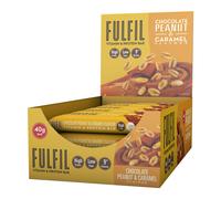 Fulfil Vitamin and Protein Bar (15 x 40 g Bars) - Chocolate Peanut and Caramel Flavour - 15 g High Protein, 9 Vitamins, Low Sugar