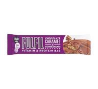 Fulfil Vitamin and Protein Bar (15 x 55 g Bars) - Chocolate Caramel and Cookie Dough Flavour - 20 g High Protein, 9 Vitamins, Low Sugar