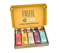 FULFIL Vitamin and Protein Bars (10 x 55 g Bars) - Exclusive 10 Bar Selection Box - 20 g High Protein, 9 Vitamins, Low Sugar