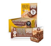 Fulfil Vitamin and Protein Bars (15 x 55 g Bars) - Chocolate Cappuccino Flavour - 20 g High Protein, 9 Vitamins, Low Sugar