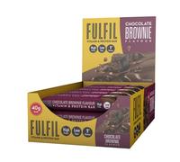 FULFIL Vitamin and Protein Bars, Chocolate Brownie Flavour, 15 x 40 g | Up to 15g High Protein Snacks, 9 Vitamins, Low Sugar FULFIL Protein Bars