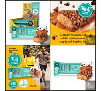 FULFIL Vitamin and Protein Bars, Chocolate Salted Caramel Flavour, 15 x 55g